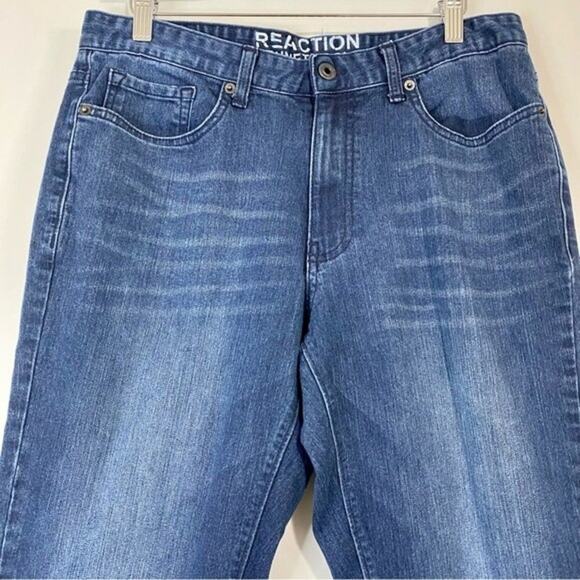 Reaction Kenneth Cole Men’s Straight Jeans Medium Blue Wash Size 32/32 - Picture 2 of 8